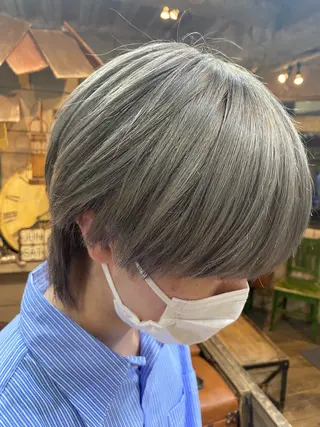 ショート カラー 髪質改善/ 大久保壯真のヘアスタイル