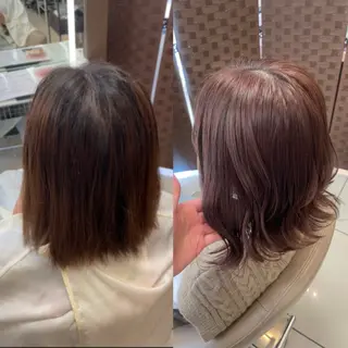 ミディアム エクステ🎀カラー ✨横浜／トレンドのヘアスタイル