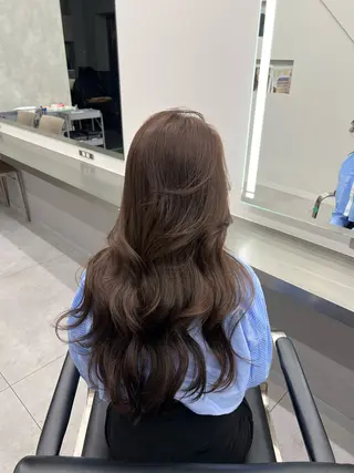 ロング 🚨メンズ曲がる 縮毛矯正りおん🚨のヘアスタイル