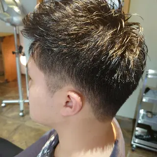 ショート メンズ 川端 智治のヘアスタイル