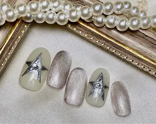 ネイル ネイルPetit Ribbonのネイルデザイン