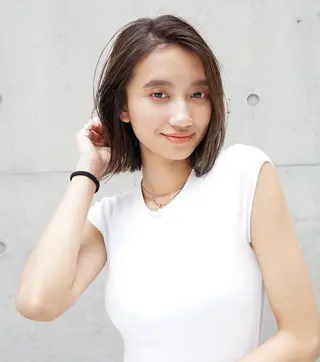 ミディアム レベンス田町 西谷悠のヘアスタイル