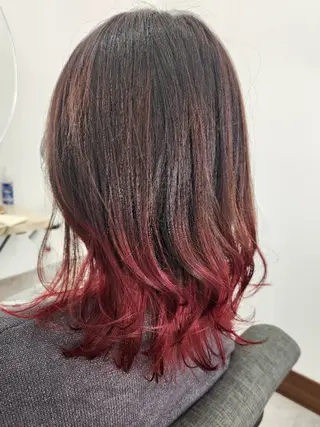 ミディアム カラー TELA HAIR 土気あすみが丘店所属・✂ AYAのヘアスタイル