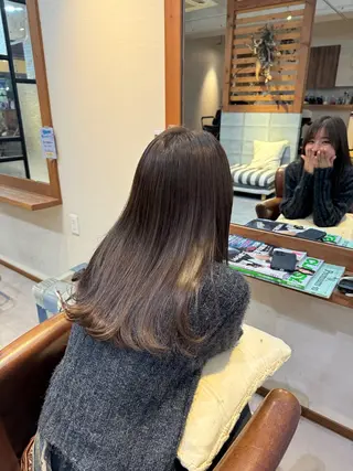 カラー Revie  hair所属・Hiyori/透明感 矢場町/栄のヘアスタイル