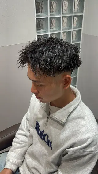 ショート パーマ 角田 瀬名のヘアスタイル