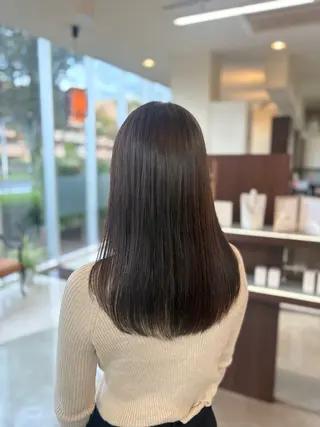 ロング カラー 垢抜けデザイナー/ 似合わせ/朝倉友香のヘアスタイル