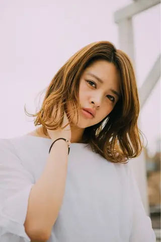 セミロング 鈴木 マサアキのヘアスタイル