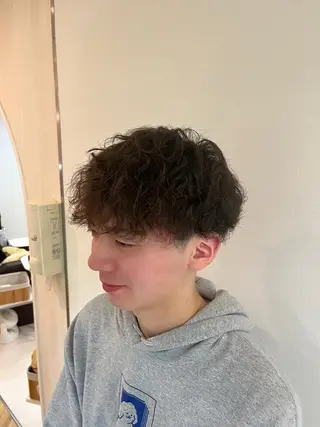 メンズ メンズパーマ・ 外川生純美ೀ🌝のヘアスタイル