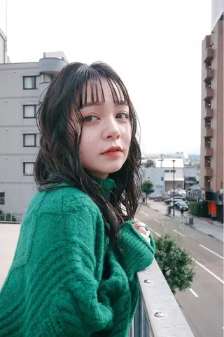 セミロング カラー KOHNO/ブリーチ なし/透明感カラーのヘアスタイル