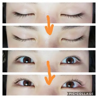 マツエク・マツパ Rouge ・ K  　のマツエク・マツパデザイン