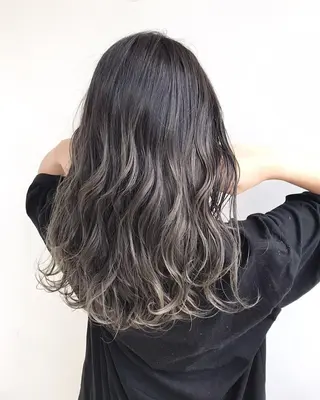 セミロング カラー ヘアアレンジ 🟦メンズ特化🟦 パーマ横浜市のヘアスタイル