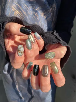 ネイル 草加ニュアンスネイル 🌚hersのネイルデザイン