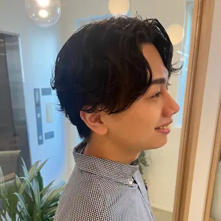 ショート メンズ marino/ カラー/顔周りカットのヘアスタイル