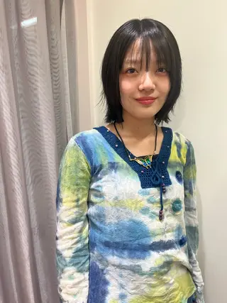 ショート カラー 松村 澪里のヘアスタイル
