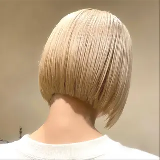 ショート カラー cie所属・ボブ/ミニボブ 透明感カラーkadoのヘアスタイル