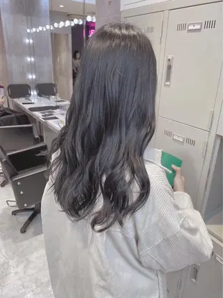セミロング カラー パーマ ヘアアレンジ メンズ キッズ ネイル マツエク・マツパ メンズ人気NO,1 Genieジーニーのヘアスタイル