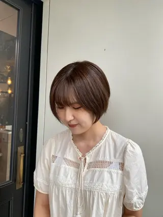 ショート 🖤🌀くるくる パーマ🌀🖤ayaのヘアスタイル