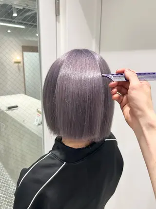 ミディアム カラー Ray Goto /栄美容院のヘアスタイル