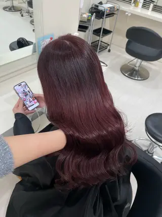 ロング カラー 🤍韓国大人っぽ ベージュMAI🤍のヘアスタイル