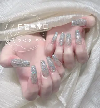 ネイル ラベンダー💖日暮里 ルル💖ネイルのネイルデザイン