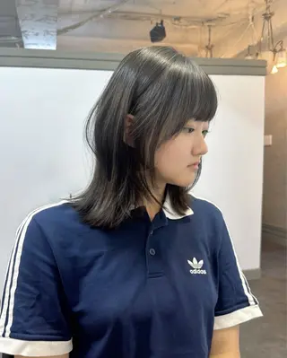 ミディアム SOAR所属・【髪質改善・コテ巻き パーマ】　長浜千紘のヘアスタイル