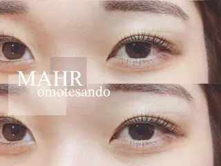 マツエク・マツパ MAHR 表参道店のマツエク・マツパデザイン