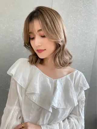カラー NEW本川越所属・橋本 知弥のヘアスタイル