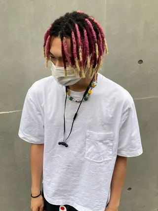 ショート カラー パーマ ヘアアレンジ メンズ キッズ ネイル マツエク・マツパ 中元 淳のヘアスタイル