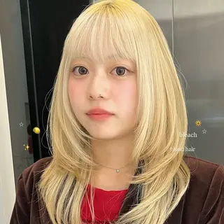 カラー モモカ 🎀🫧のヘアスタイル