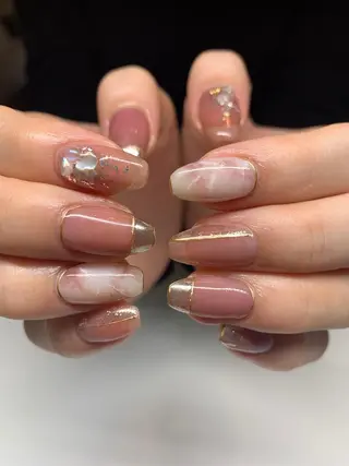 ネイル Lelis Marron所属・岸 侑李のネイルデザイン