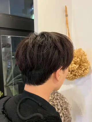 ショート 【本陣】カット モデル/朝岡 慧のヘアスタイル