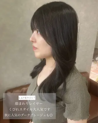 セミロング カラー rawr hair rim所属・9/27🉐クーポン Rim副店長 栗原柊のヘアスタイル