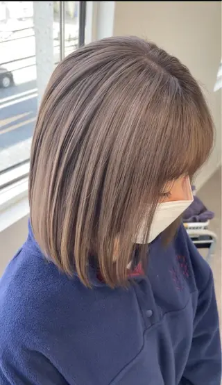 ミディアム カラー be flot所属・髪質改善/大阪守口市 🐣Ria‪🐣のヘアスタイル