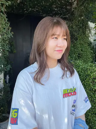 カラー RINKA 岡崎美容室のヘアスタイル