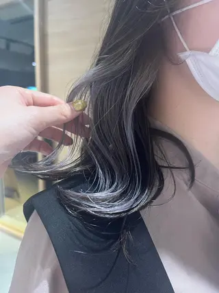 カラー ヘアアレンジ MINX The pass所属・透明感ケアカラー/ レイヤー/ryokaのヘアスタイル