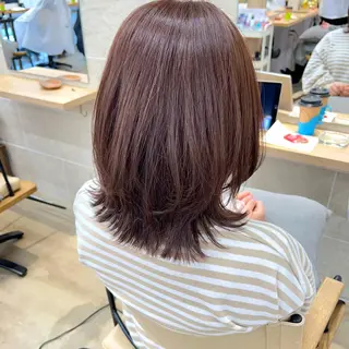 ミディアム カラー ✨️今だけ無料✨️ 鶴田みなみのヘアスタイル