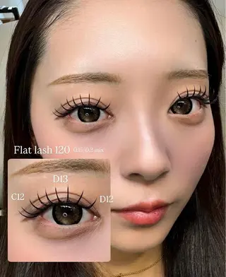 マツエク・マツパ RILE所属・RILE .のマツエク・マツパデザイン