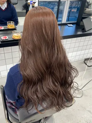 ロング カラー ヘアアレンジ 夕羽夢🍓矢場/ 透明感カラーのヘアスタイル