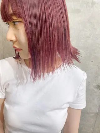 ミディアム カラー ヘアアレンジ ✨ハイクオリティ✨ 山本香也のヘアスタイル