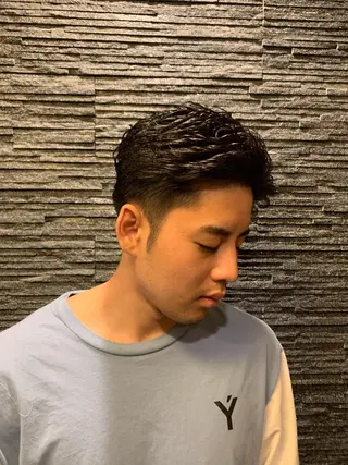 ショート メンズ ヒロ銀座 バーバーショップ神楽坂所属・ひらお あおとのヘアスタイル