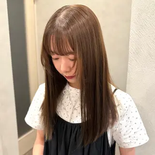 セミロング カラー Lita./ 大賀ひかり🧁🫧のヘアスタイル