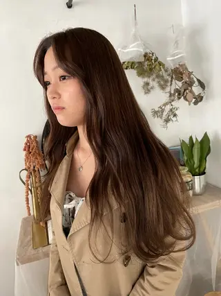 ロング カラー ボブ/レイヤー /河内温太のヘアスタイル