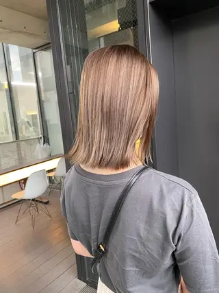 ミディアム カラー 八谷 将平のヘアスタイル