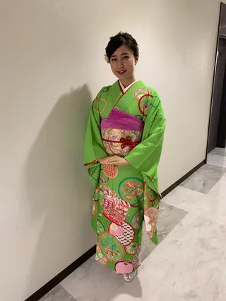 セミロング Delight ヘアメイク着付けのヘアスタイル