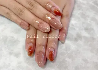 ネイル ネイルリボン 伊藤のネイルデザイン