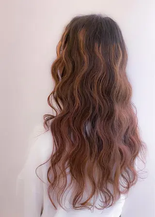 ロング ヘアアレンジ 竹野 実優のヘアスタイル