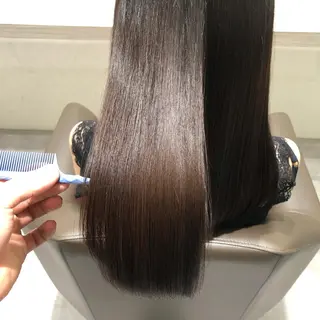 ロング ムトウセイマ/艶髪 /艶ケアWブリーチのヘアスタイル