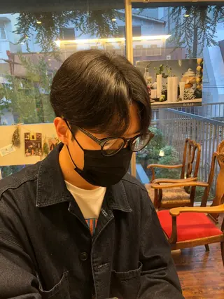 メンズ 韓国メンズヘア シンユウのヘアスタイル