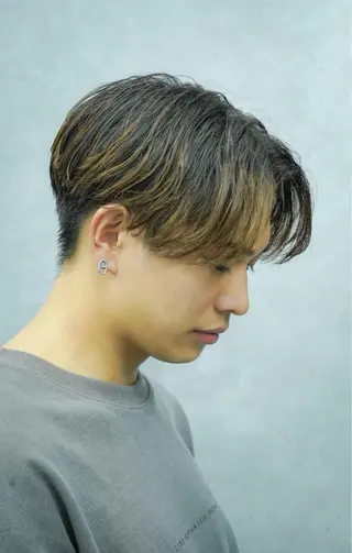 ミディアム パーマ CHROM TOKYO ALT所属・神保町メンズno.1 佐々木康介のヘアスタイル