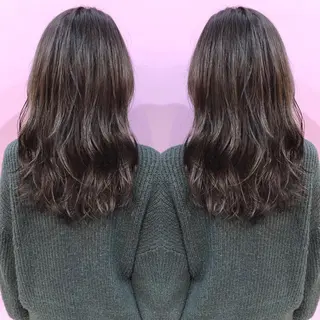 ロング カラー パーマ 細川 亮のヘアスタイル